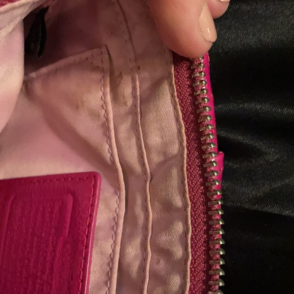 Coach fuchsia wristlet - Picture 5 of 5